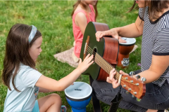 kids playing music