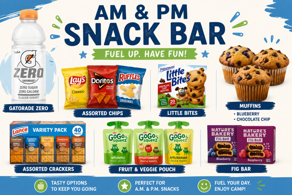 snack bar items